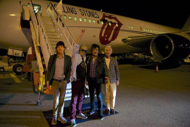 PÅ TURNE: Selv om de begynner å dra på årene, er Mick Jagger, Keith Richards, Ronnie Wood og Charlie Watts fortsatt aktive på turnéfronten. Her er de i Australia i mars. Foto: Stella Pictures PÅ TURNE: Selv om de begynner å dra på årene, er Mick Jagger, Keith Richards, Ronnie Wood og Charlie Watts fortsatt aktive på turnéfronten. Her er de i Australia i mars. Foto: Stella Pictures